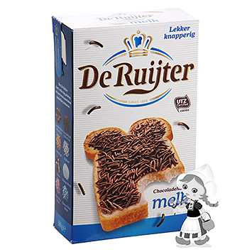 De Ruijter Chocoladehagel melk 380g